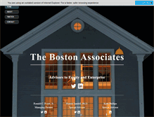 Tablet Screenshot of bostonassociates.com